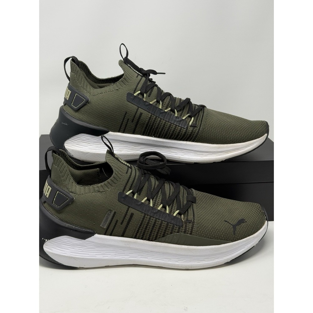 PUMA Softride Symmetry Fuzion Running  Mens Green Sneakers  Shoe 311482-05 Sz 11